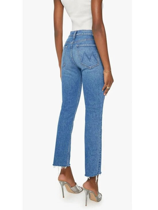 MOTHER Denim - MOTHER Tomcat Ankle Fray Jeans Arigato Mr Roboto High Rise Straight | Size 29